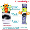 Baby Wrist Rattle Foot Finder Socks 4 PCS