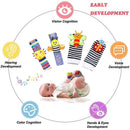 Baby Wrist Rattle Foot Finder Socks 4 PCS