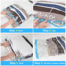 Vacuum storage bag 12PC Hand Rolling Type Compression