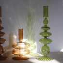 Glass Candle Holders Room Home Decor