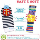Baby Wrist Rattle Foot Finder Socks 4 PCS