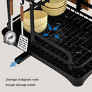 2 Tier Dish Bowl Drainer Storage