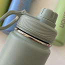 Water Carafe Matte Texture Water Bottles with Portable Rope