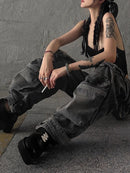 Women Baggy Cyber Punk Denim Pants