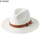 Scala Men's Paper Braid Safari with Leather Band