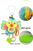 Dreamsdox Baby Rattle Kid Baby Crib Cot Pram Hanging Rattles Stroller Car Seat Toy (Chick)