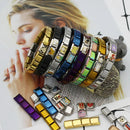 NewCharms 2 of Goldtone Trim Italian Charm Starter Bracelet