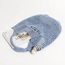 New Mesh Hollow Woven Beach Bag Large Travel Shoulder Handbags Hobo Bag