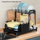 2 Tier Dish Bowl Drainer Storage