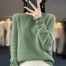 O-Neck Top Cashmere Warm Pullover Seamless Jumper Clothes