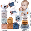 Baby Toys 6-12 Months,Sensory Toys Bundle -Montessori Soft Silicone