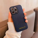 iPhone Case cover - Personalized Leather Case for iPhone 15, to mini