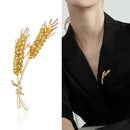 Wheat Lapel Pins Luxury Jewelry Accessories For Clothing