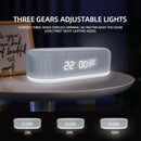 Wireless Charger Alarm Clock Time LED Light