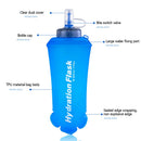 250ml to 750ml Soft Collapsible Water Bottle for Running Hiking Cycling
