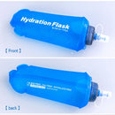 250ml to 750ml Soft Collapsible Water Bottle for Running Hiking Cycling