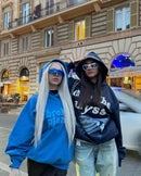 Goth Streetwear Tracksuit Men Clothing Oversized Hoodie