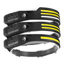 LED Sensor Head Lamp Built-in Battery Flashlight