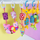 Dreamsdox Baby Rattle Kid Baby Crib Cot Pram Hanging Rattles Stroller Car Seat Toy (Chick)