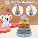Baby Toys 6-12 Months,Sensory Toys Bundle -Montessori Soft Silicone
