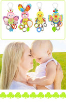 Dreamsdox Baby Rattle Kid Baby Crib Cot Pram Hanging Rattles Stroller Car Seat Toy (Chick)
