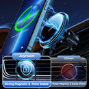 Car Charger Holder With Blue Light
