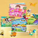 Sticker Quiet Book Puzzles Game Educational Toys