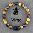 Zodiac Sign Bracelet  Natural stone