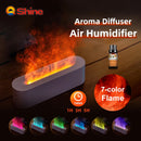 Colorful Flame Fire Diffuser Humidifier, 7 Colors Changing Oil Diffuser,