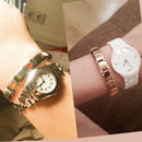 NewCharms 2 of Goldtone Trim Italian Charm Starter Bracelet