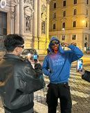 Goth Streetwear Tracksuit Men Clothing Oversized Hoodie