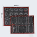 Two Sided In One Printing Macaroon Puff Baking Mat