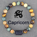 Zodiac Sign Bracelet  Natural stone