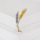 Wheat Lapel Pins Luxury Jewelry Accessories For Clothing