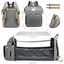 Nanny Pack Diaper Bag Backpack - Large Capacity Baby Bags - Travel Bassinet