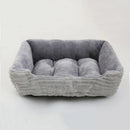 Square Plush Kennel Medium Small Dog Sofa Bed