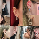 Silver Hoop Earrings For Women