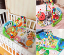 Baby Bucket Activity Gym Play Mat & Fitness Rack with Rattle Ball (TB028-BLUE)