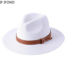 Scala Men's Paper Braid Safari with Leather Band