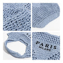 New Mesh Hollow Woven Beach Bag Large Travel Shoulder Handbags Hobo Bag