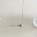 925 Sterling Silver 14k Gold Plated Necklace
