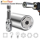 Universal Socket Wrench Head Set Sleeve Gadget